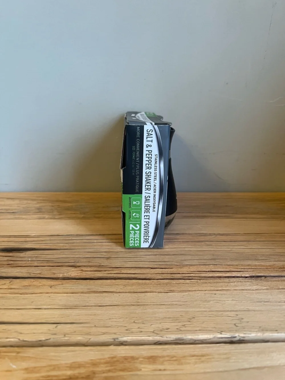 Ideal Kitchen Black Salt & Pepper Shaker Set